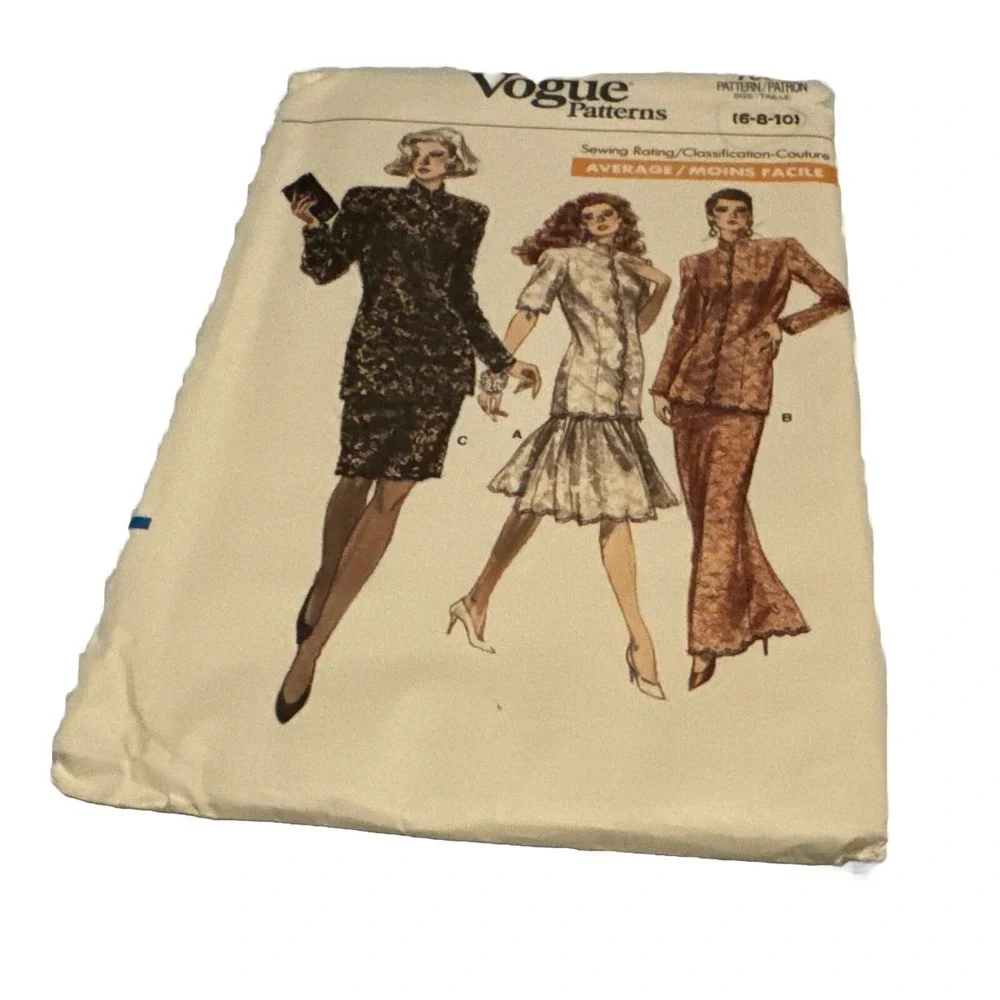 Vogue Patterns 7080 Misses Sz 6 8 10 Tunic & Skirt Sewing Pattern FF UNCUT NEW